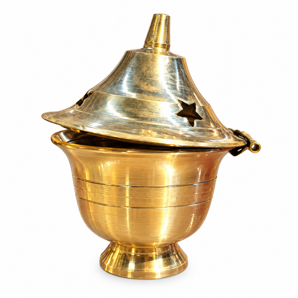 Brass Small Camphor Burner Cover