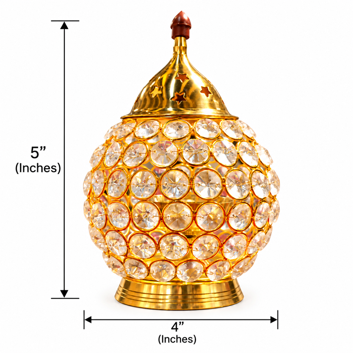 Brass and Crystal Diva