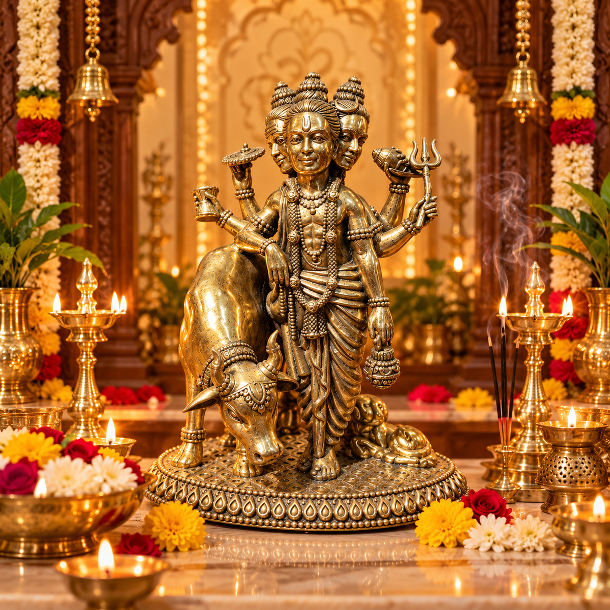 Datta Idol Brass