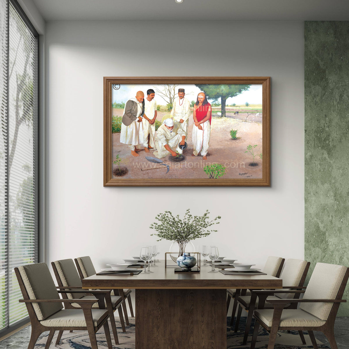 Hemant_Art_Shirdi_Sai_Baba_Photo_Frame_Canvas_-_Plantation