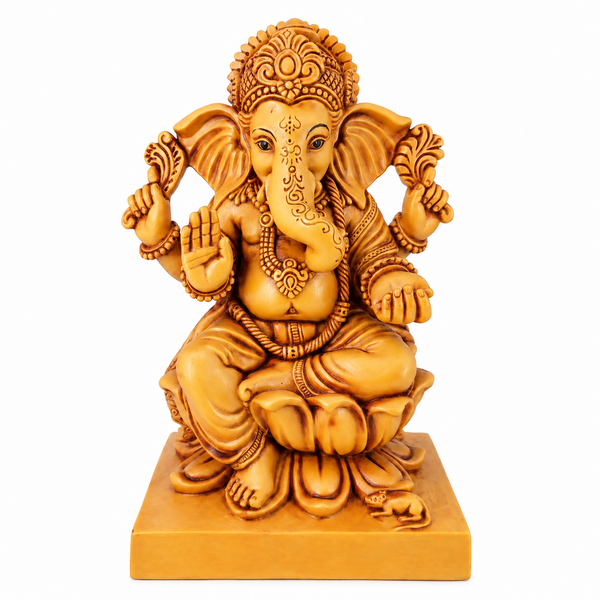 Lord Ganesha Porcelain Idol