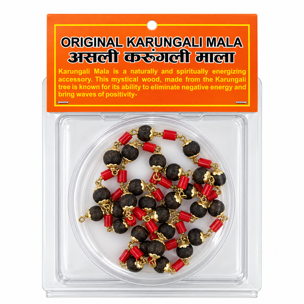 Natural Karungali Coral Mala