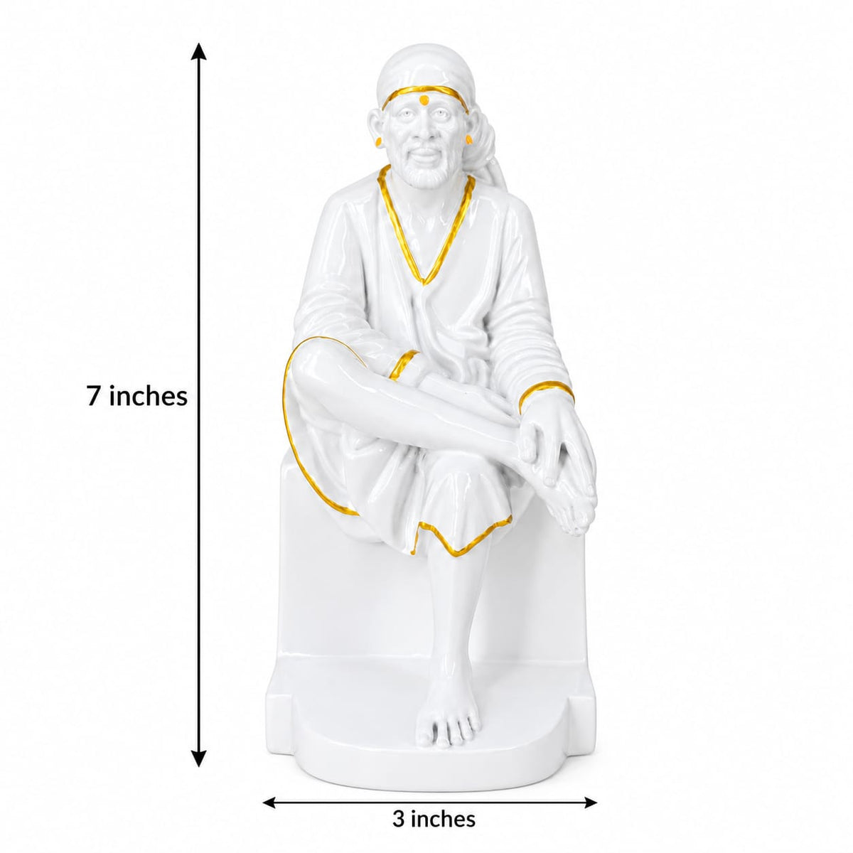 Sai Baba Porcelain Idol
