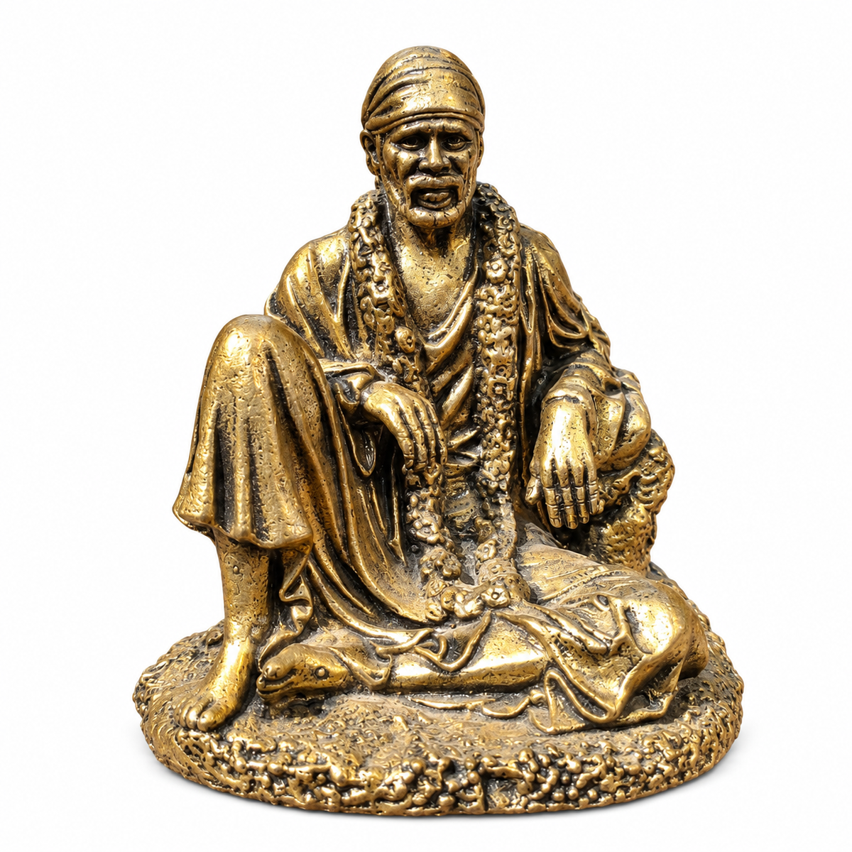 Saibaba Dwarkamai Idol Brass