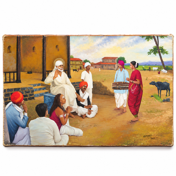 Saibaba Kalakar Canvas Print