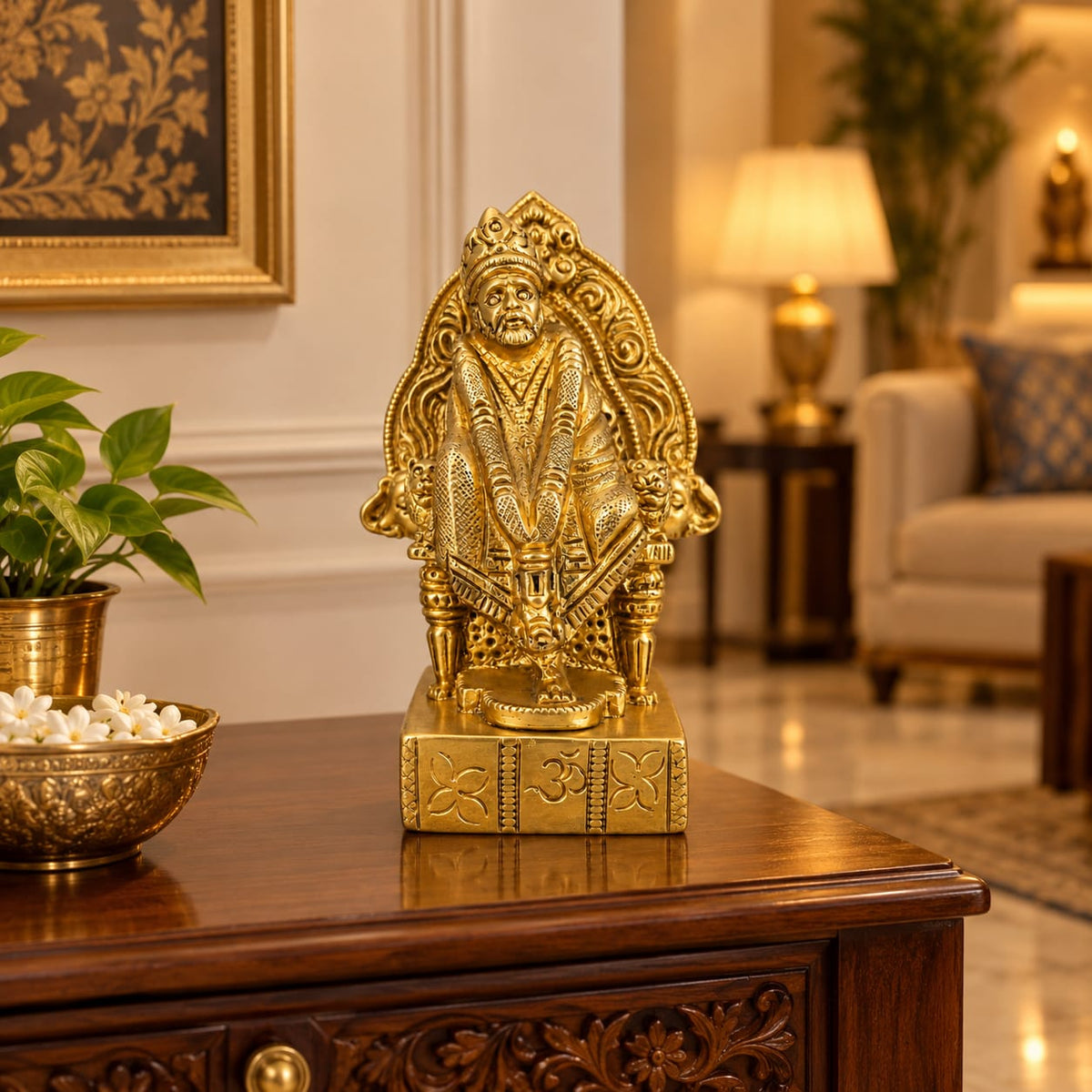 Saibaba Samadhi Idol Brass