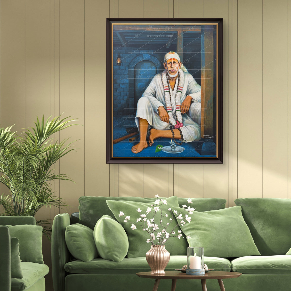 Saibaba Original Blue Dwarkamai | Hemant Art