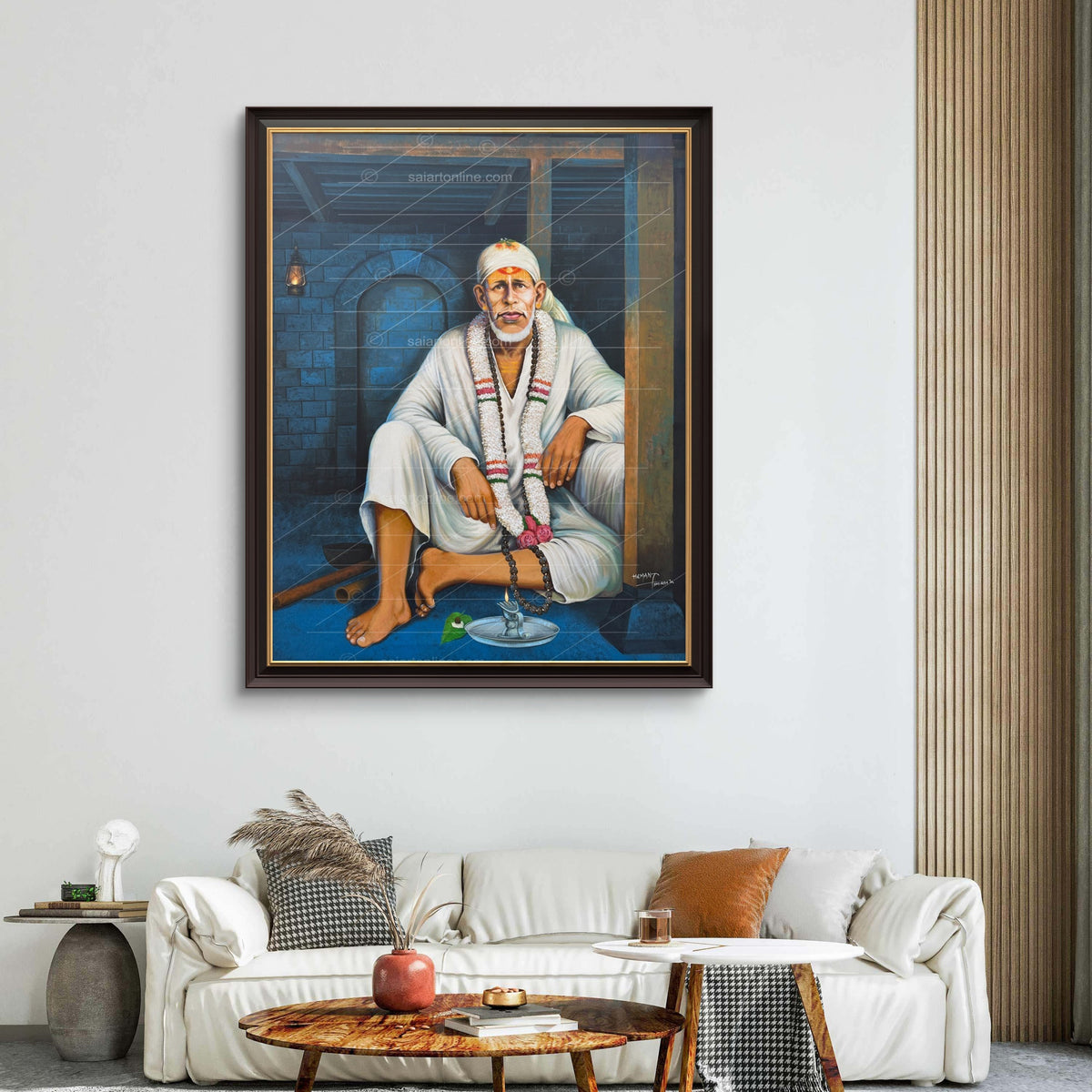 Saibaba Original Blue Dwarkamai | Hemant Art