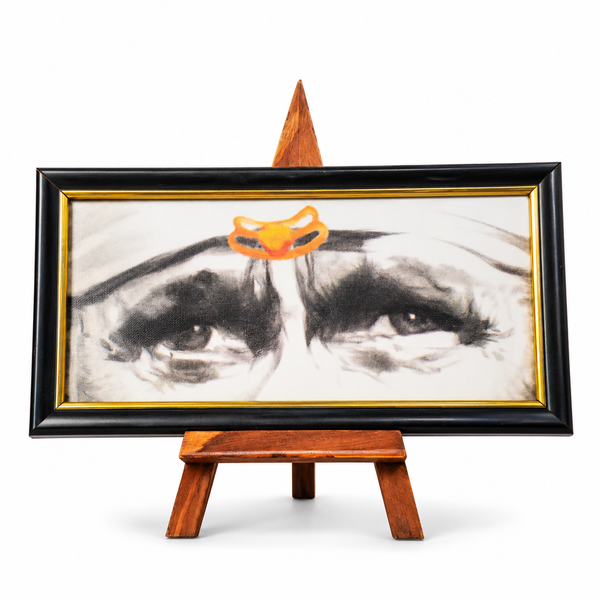 Sai Baba Blessing Eyes Framed Art - Sai Dhyan