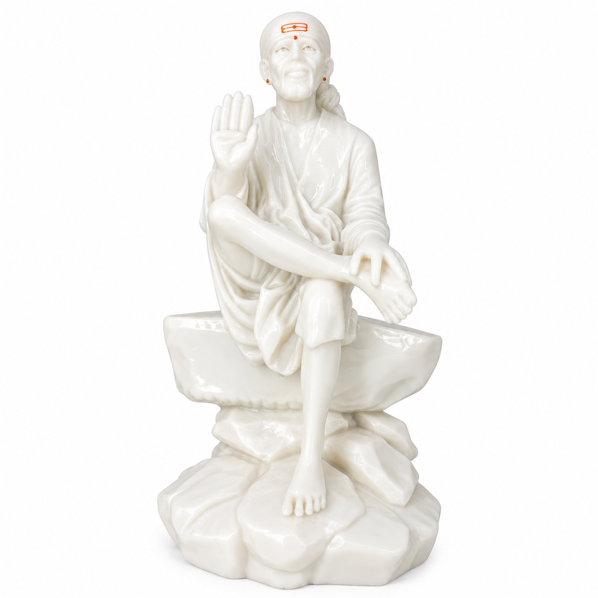 Saibaba Ashirwad on Stone Marble Idol 5no