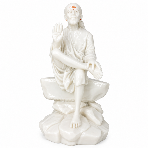Saibaba Ashirwad on Stone Marble Idol 5no