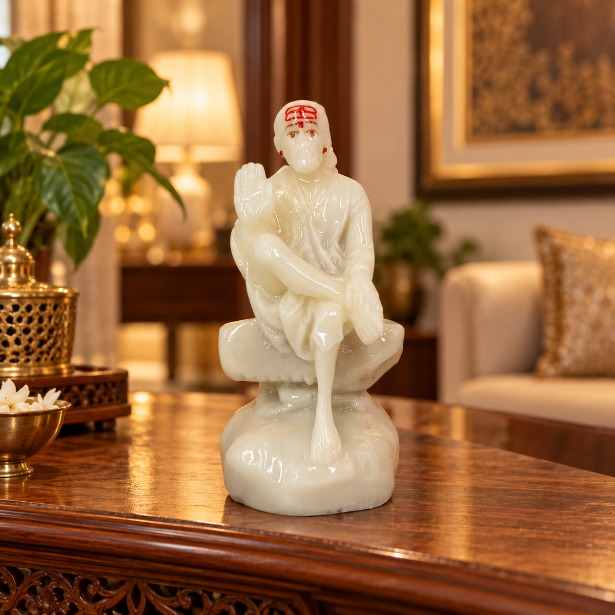 Sai Baba Ashirwad Glossy 0no 4.5 inchs