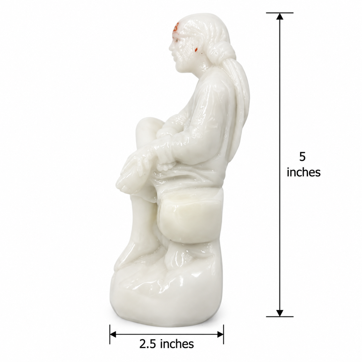 Shirdi Sai Baba Marble Finish Idol 1 no
