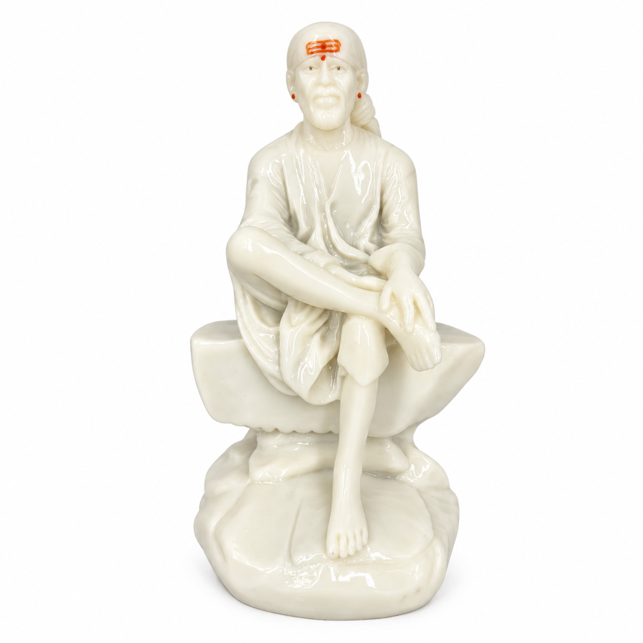 Shirdi Sai Baba Marble Finish Idol 4 no
