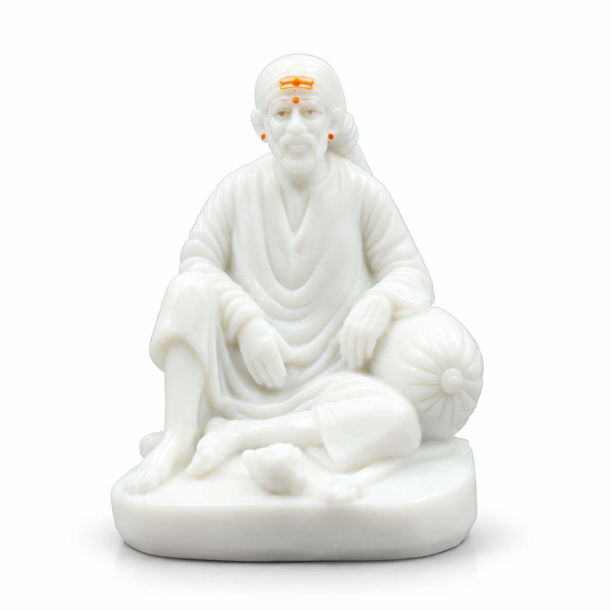 Italian Marble Pure Resin Dwarkamai Statue for Home Decor & Pooja Room –3.4Inch  1no