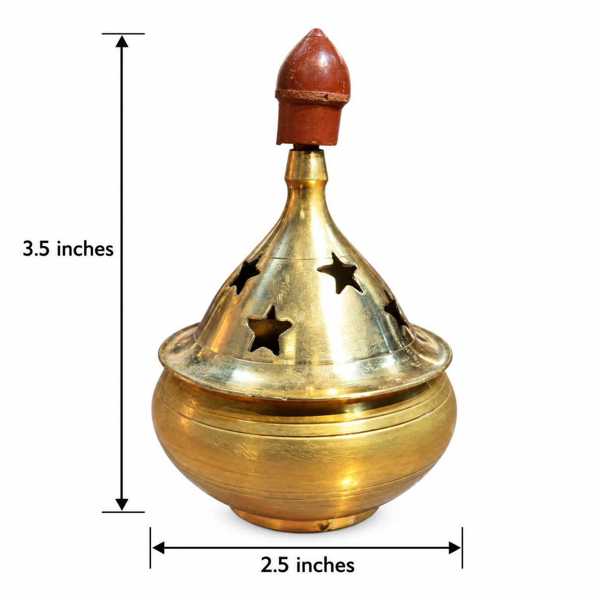 Brass Plane Diya Small