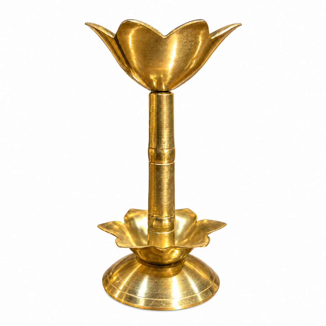 Brass Plane Straight Diya