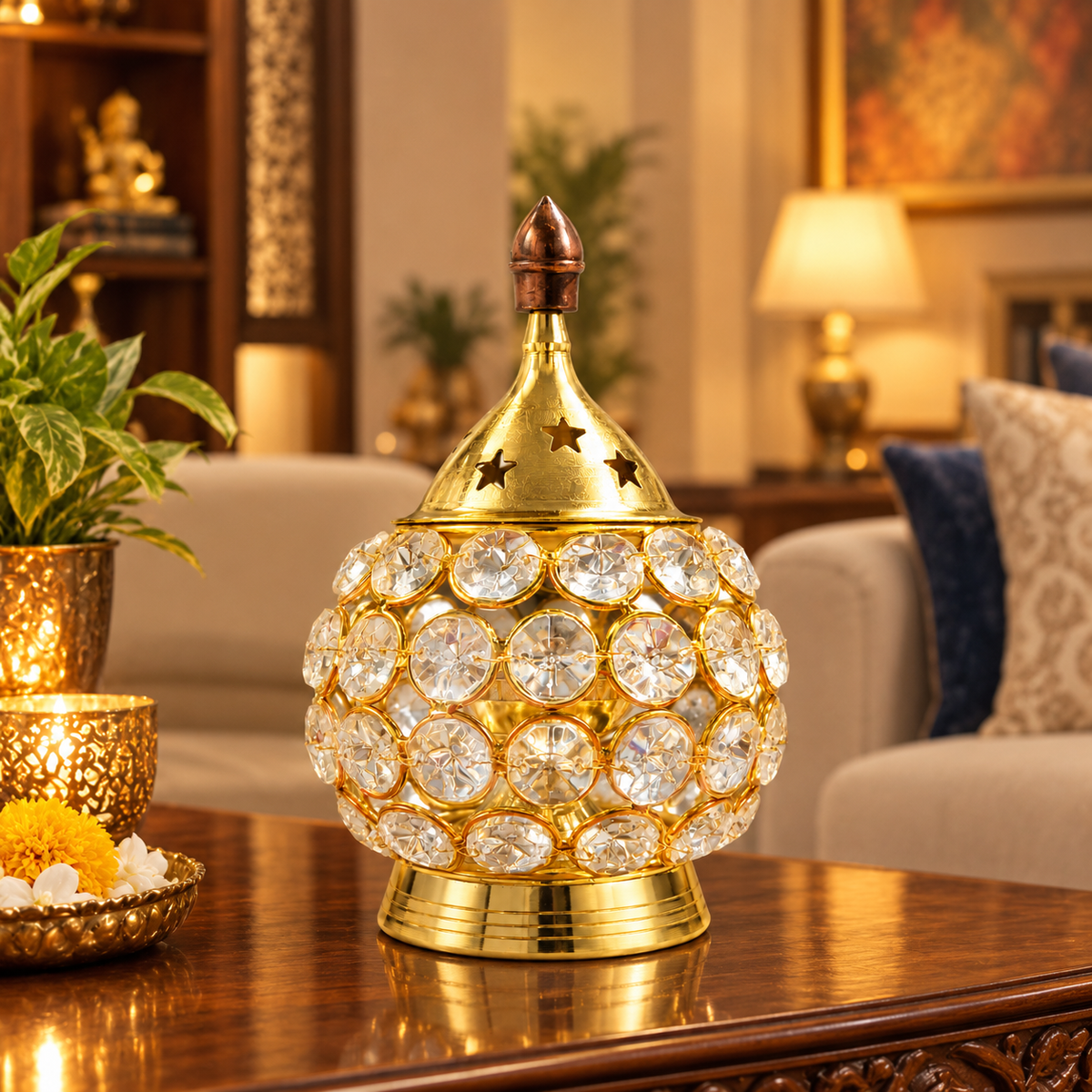 Brass And Crystal Diva