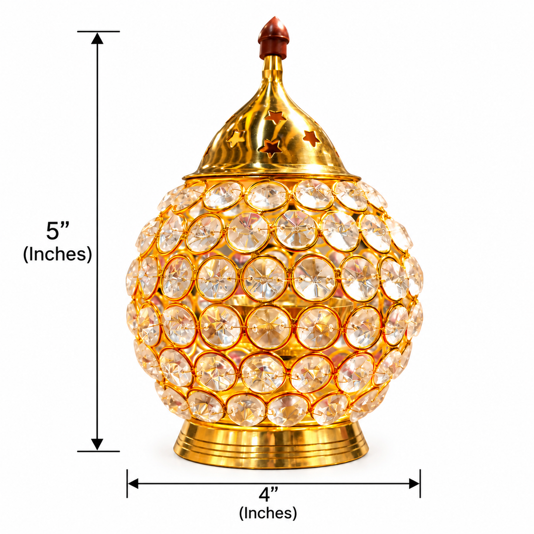 Brass and Crystal Diva