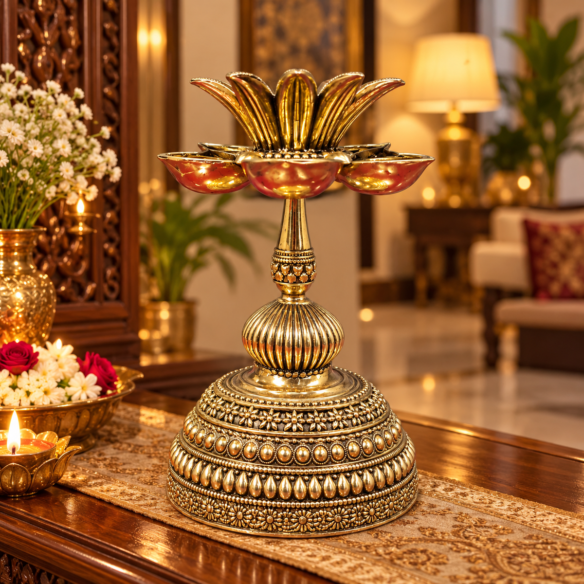 Diya Samai Niranjani Brass