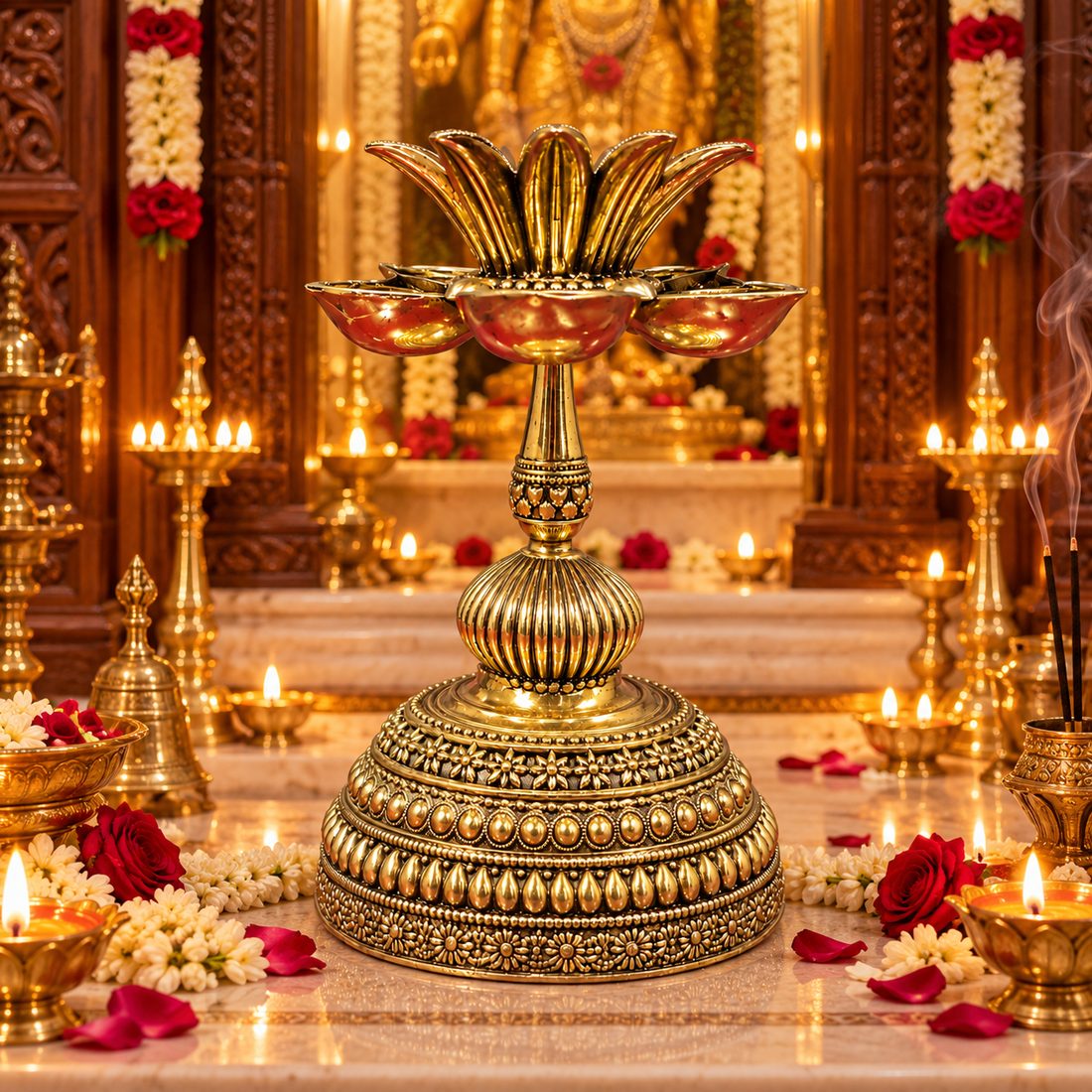 Diya Samai Niranjani Brass