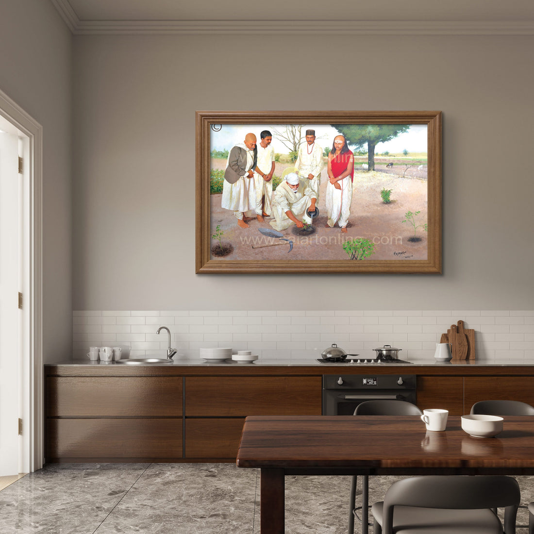 Hemant_Art_Shirdi_Sai_Baba_Photo_Frame_Canvas_-_Plantation