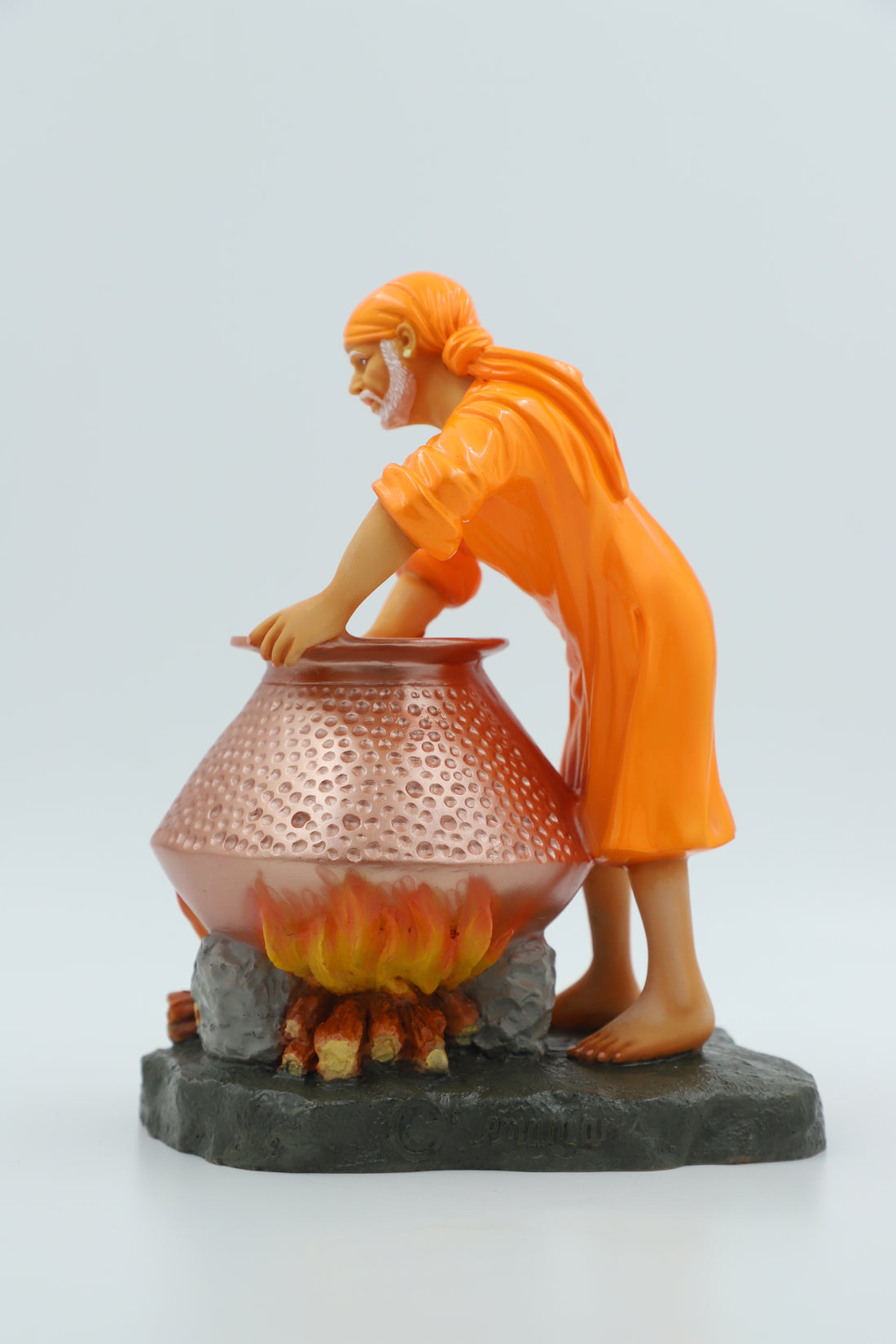 Sai Baba Cooking Food Handi Idol, 8.5 Inch Hemant Art