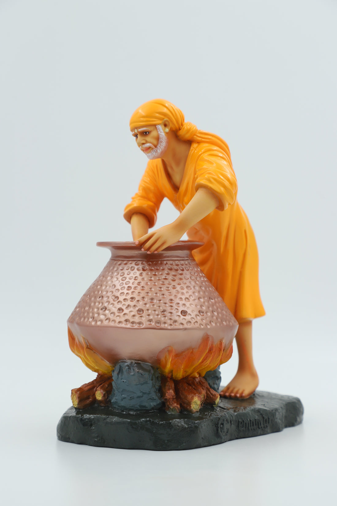 Sai Baba Cooking Food Handi Idol, 8.5 Inch Hemant Art