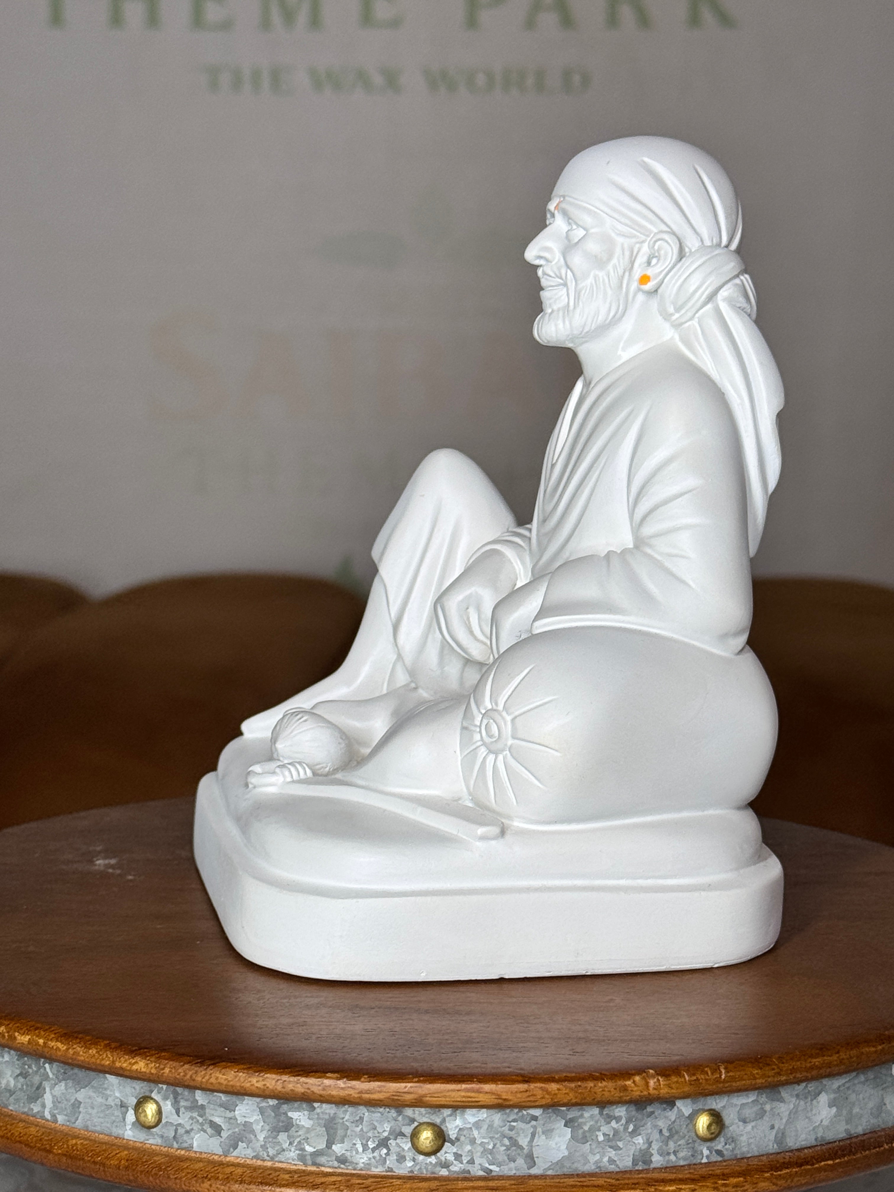 Prosline Dwarkamai Shirdi | White Prosline Dwarkamai Pooja Decor | Spiritual Home Temple