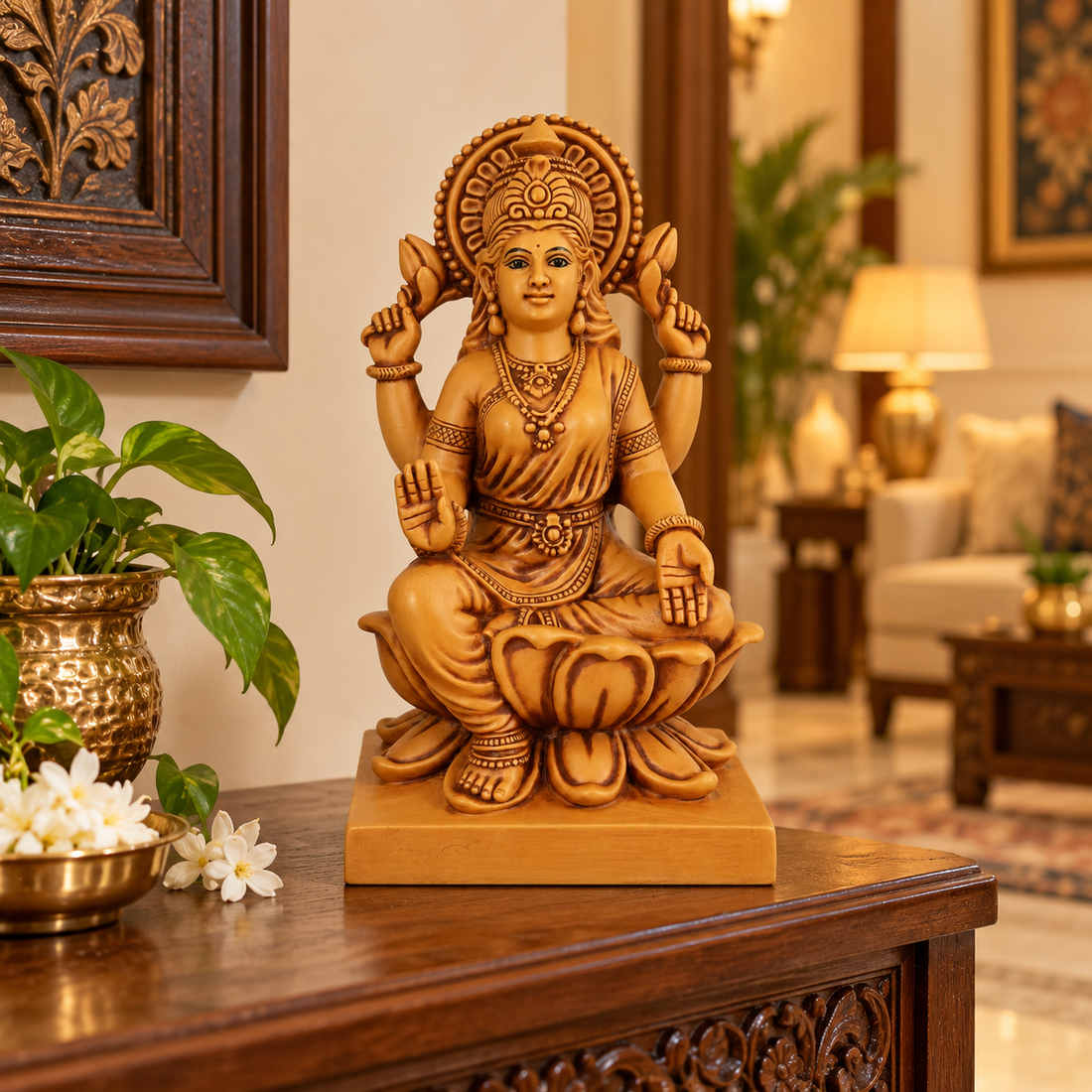 Lakshmi Mata Porcelain Idol
