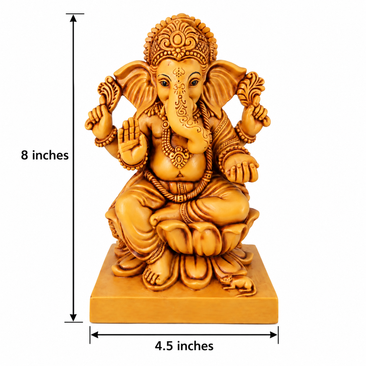 Lord Ganesha Porcelain Idol