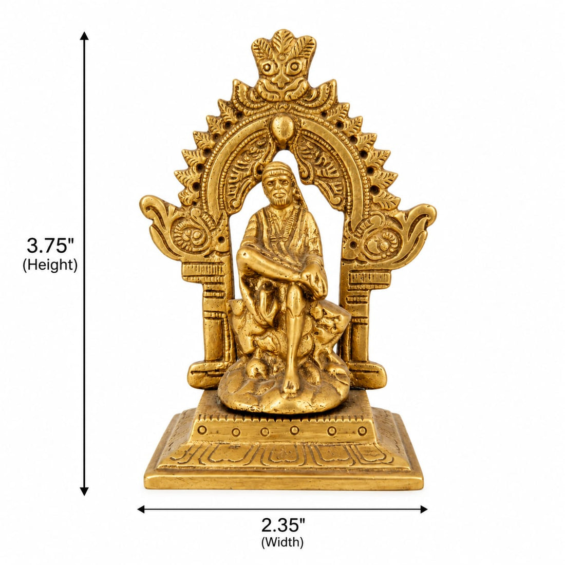 Sai Baba Idol with Ornate Arch