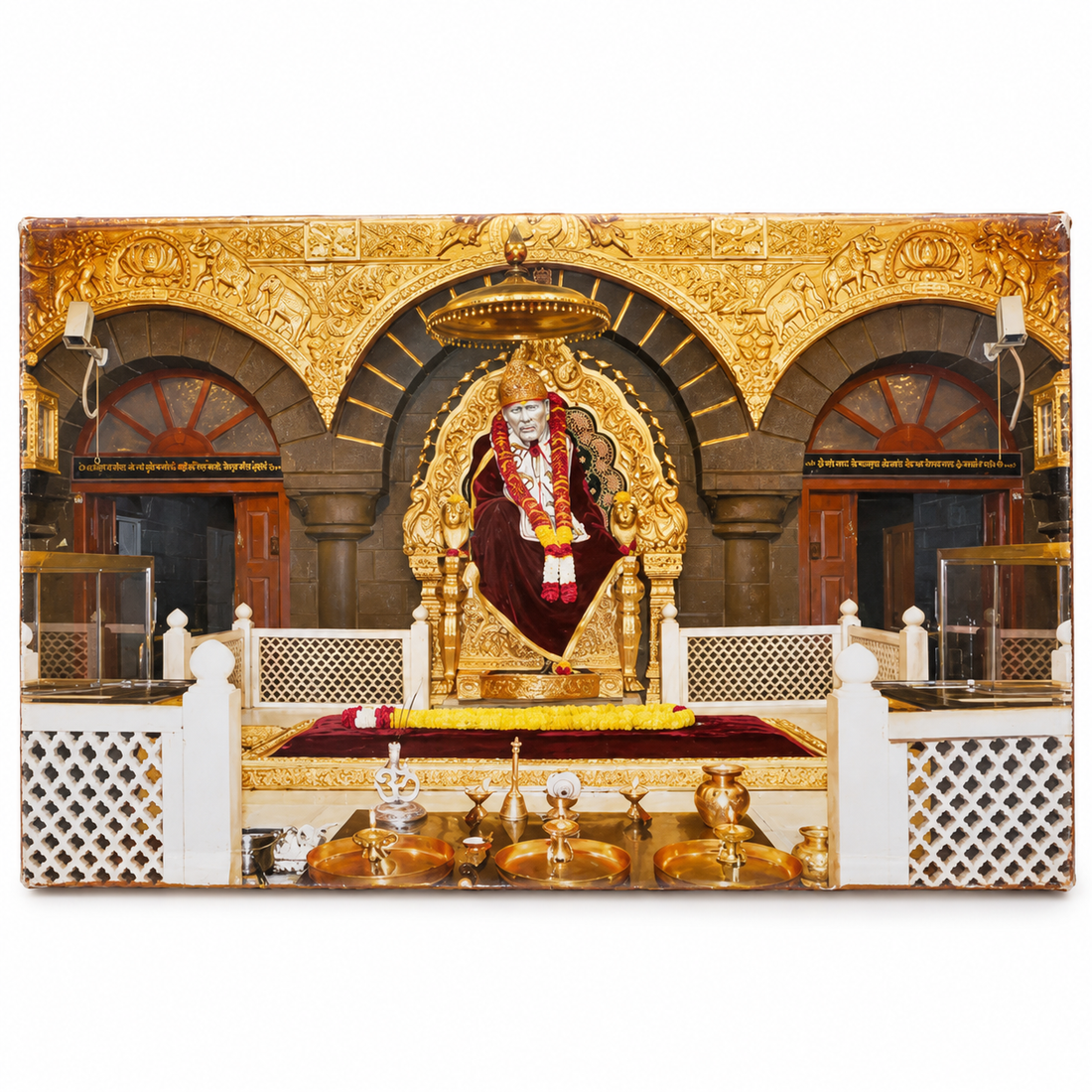 Sai Baba Samadhi Photo Canvas Print
