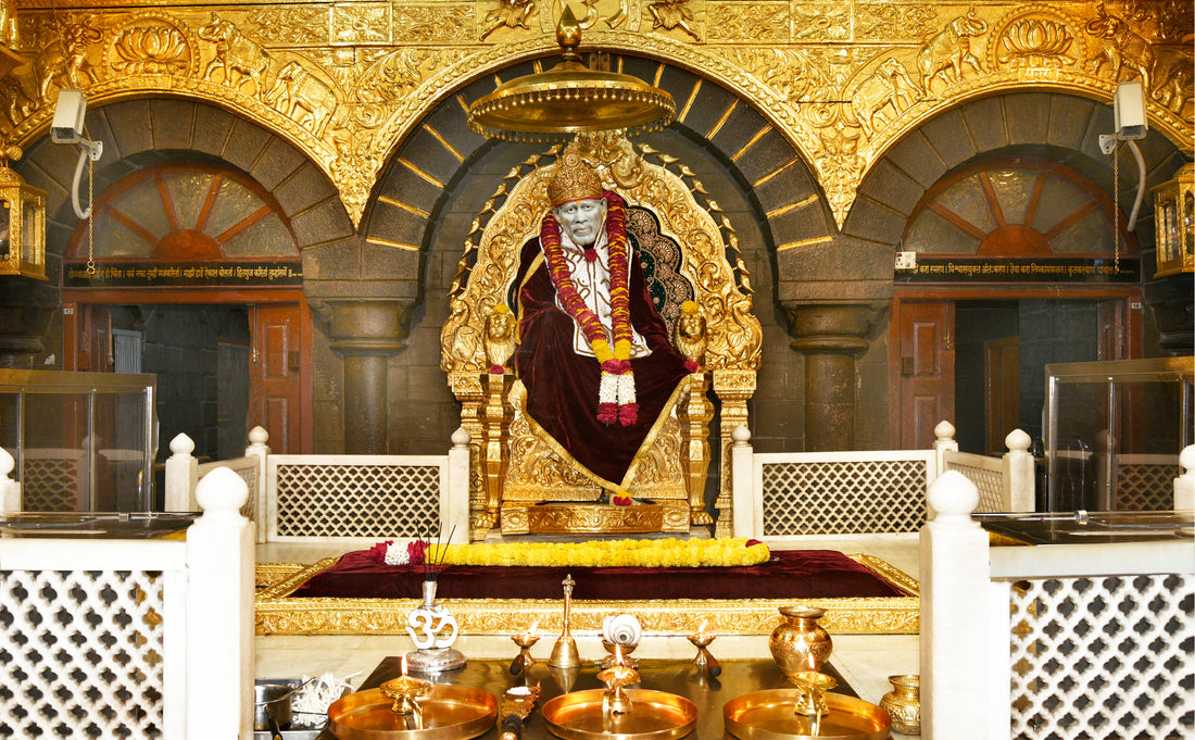 Sai Baba Samadhi Photo Canvas Print