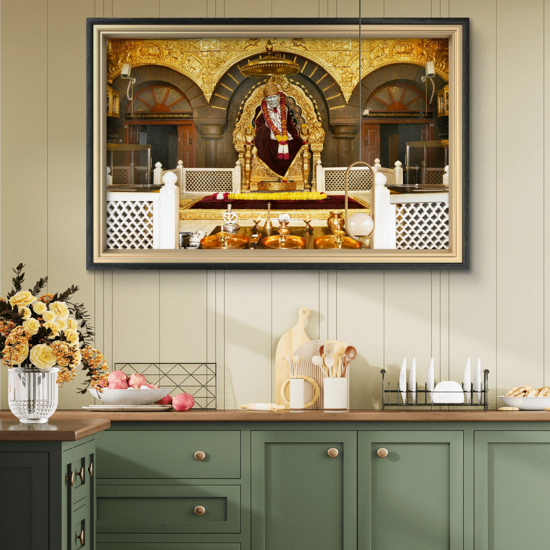 Sai Baba Samadhi Photo Canvas Print