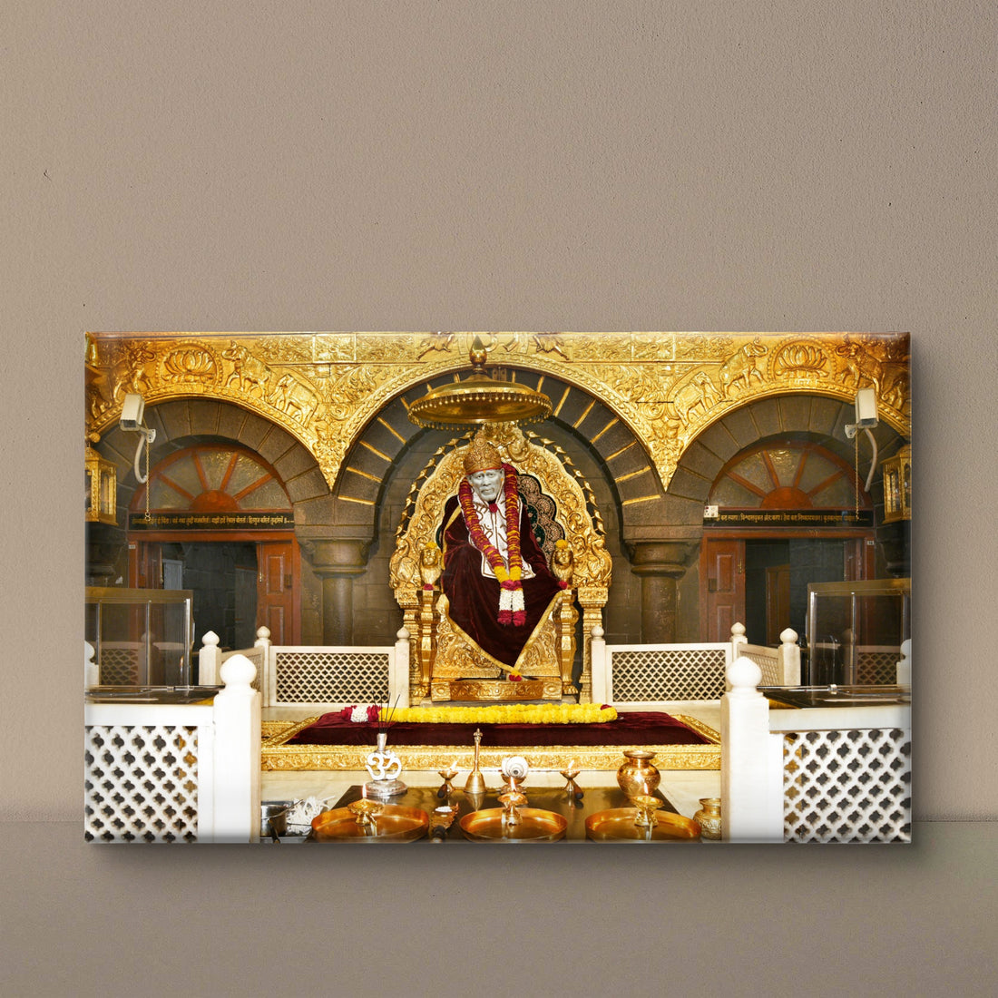 Sai Baba Samadhi Photo Canvas Print