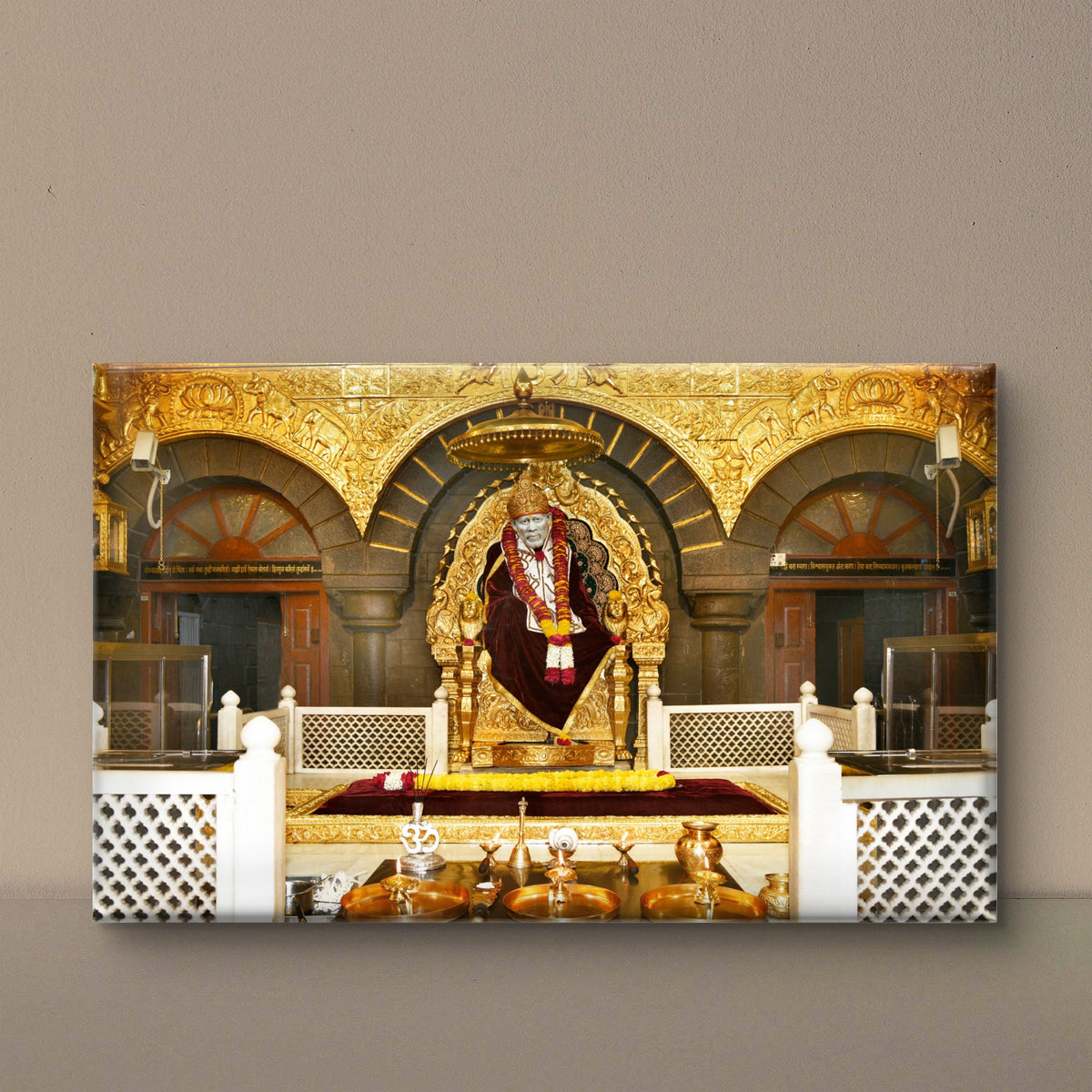 Sai Baba Samadhi Photo Canvas Print