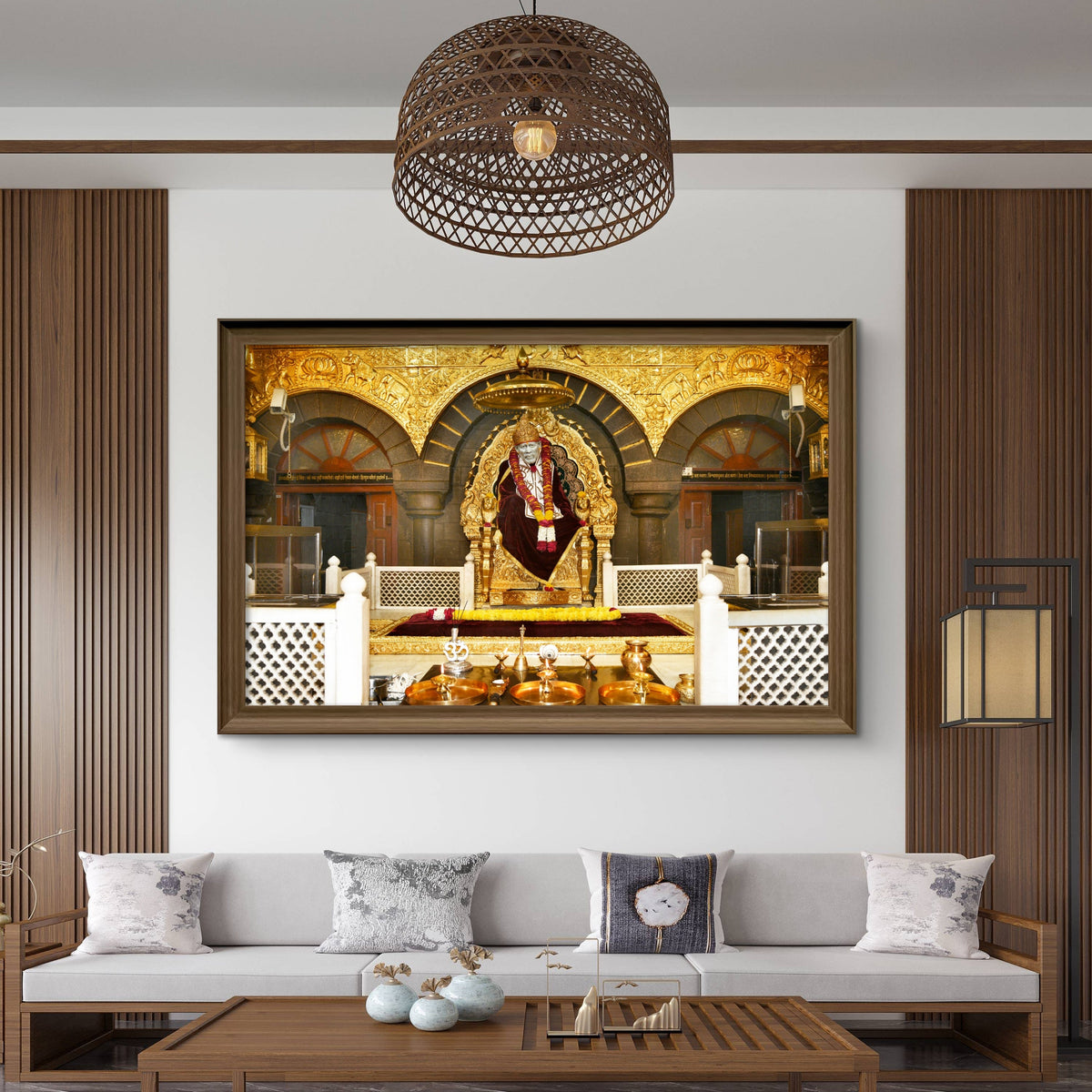Sai Baba Samadhi Photo Canvas Print