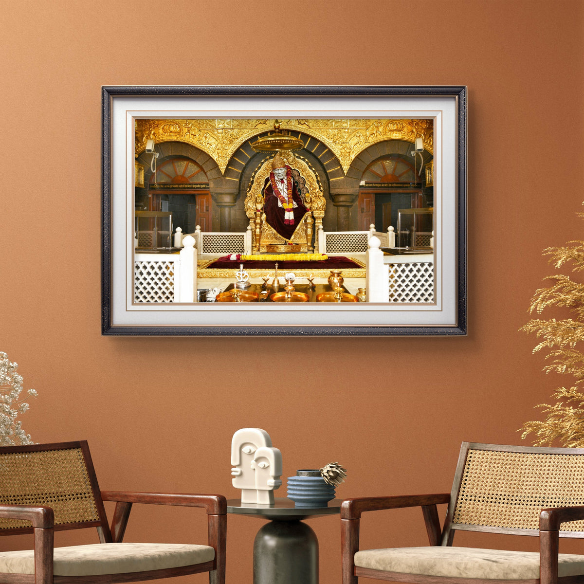 Sai Baba Samadhi Photo Canvas Print