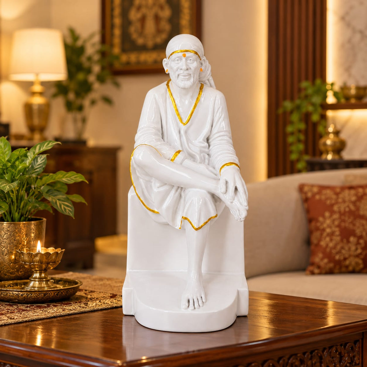 Sai Baba Porcelain Idol