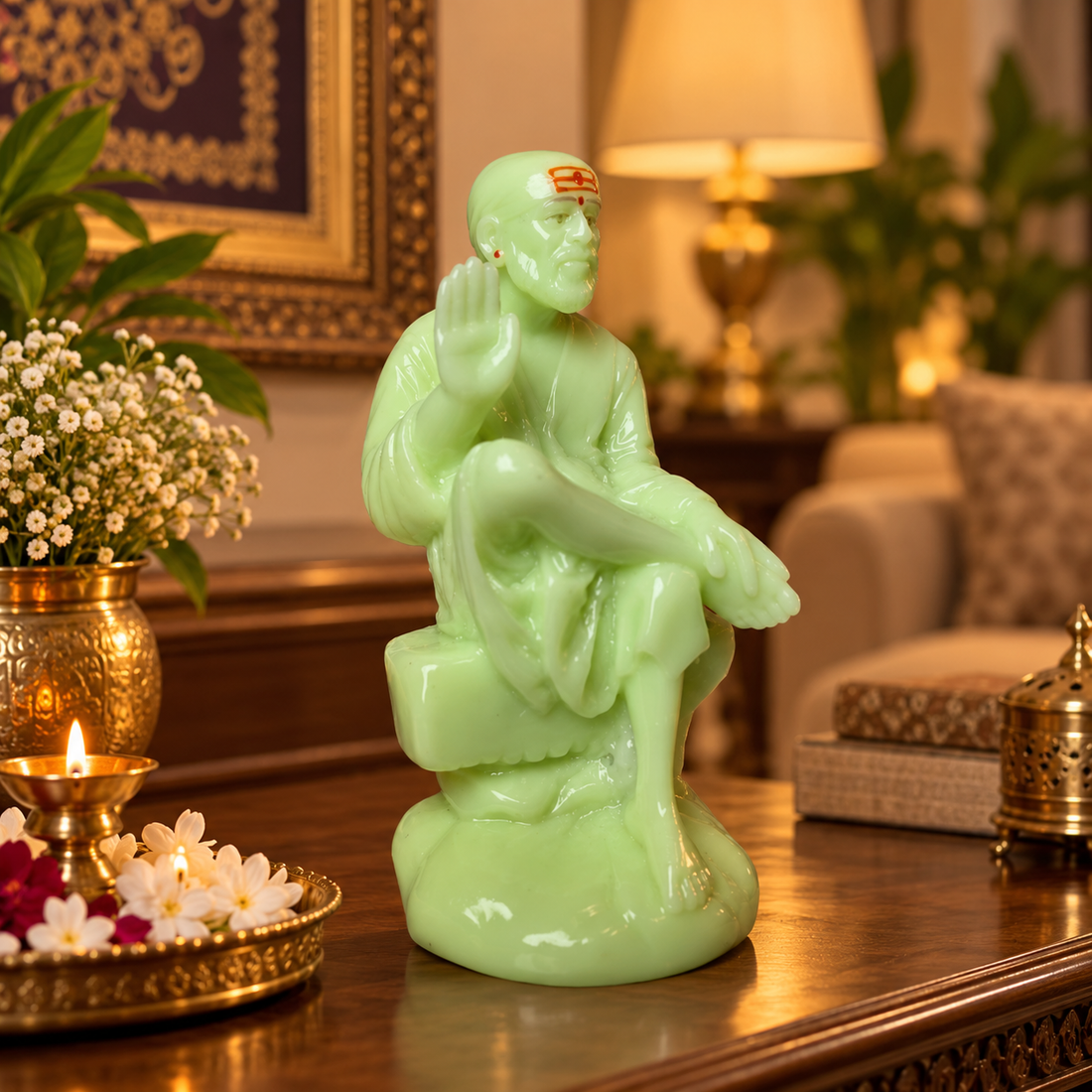 Saibaba Ashirwad On Stone Radium Idol 1no