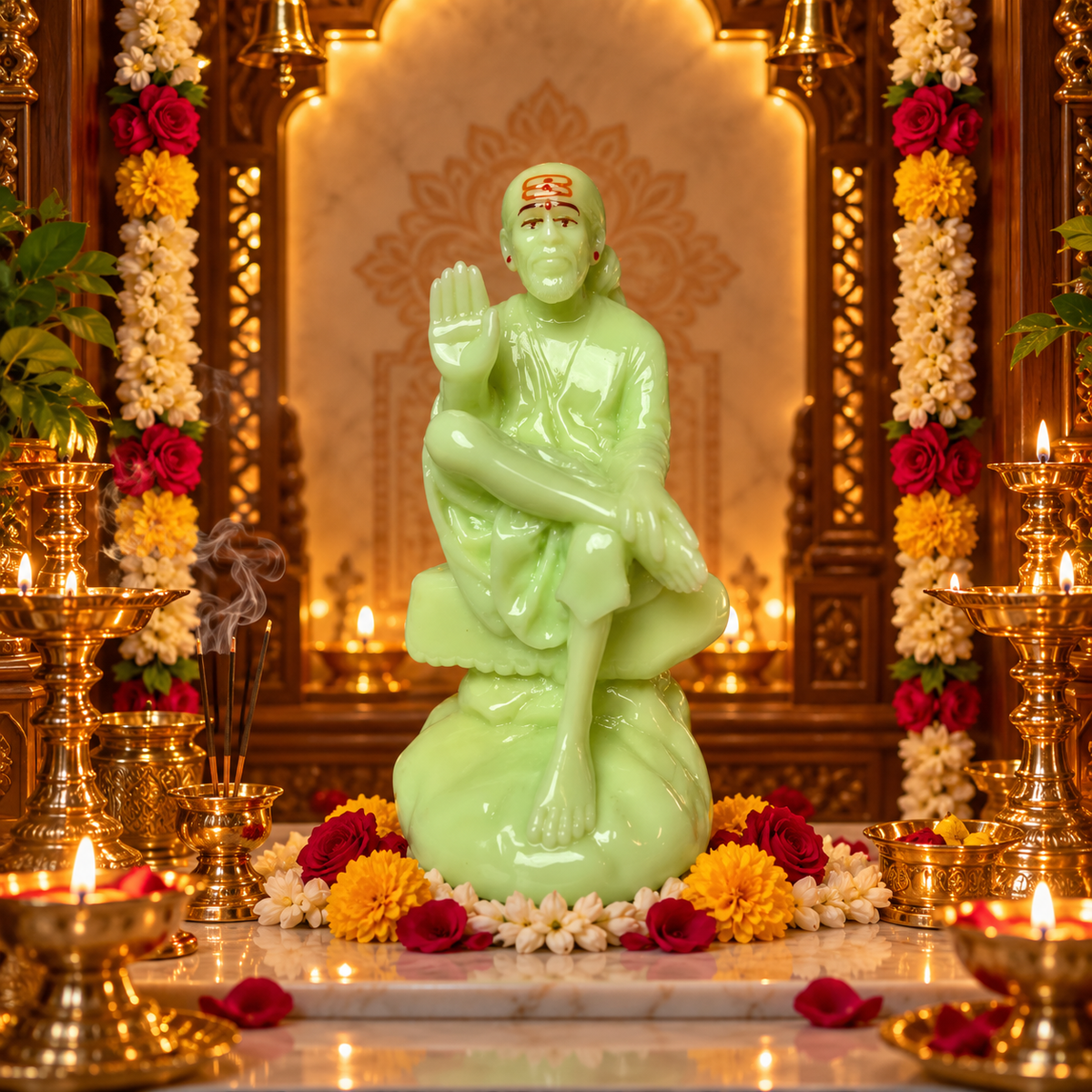 Saibaba Ashirwad On Stone Radium Idol 1no