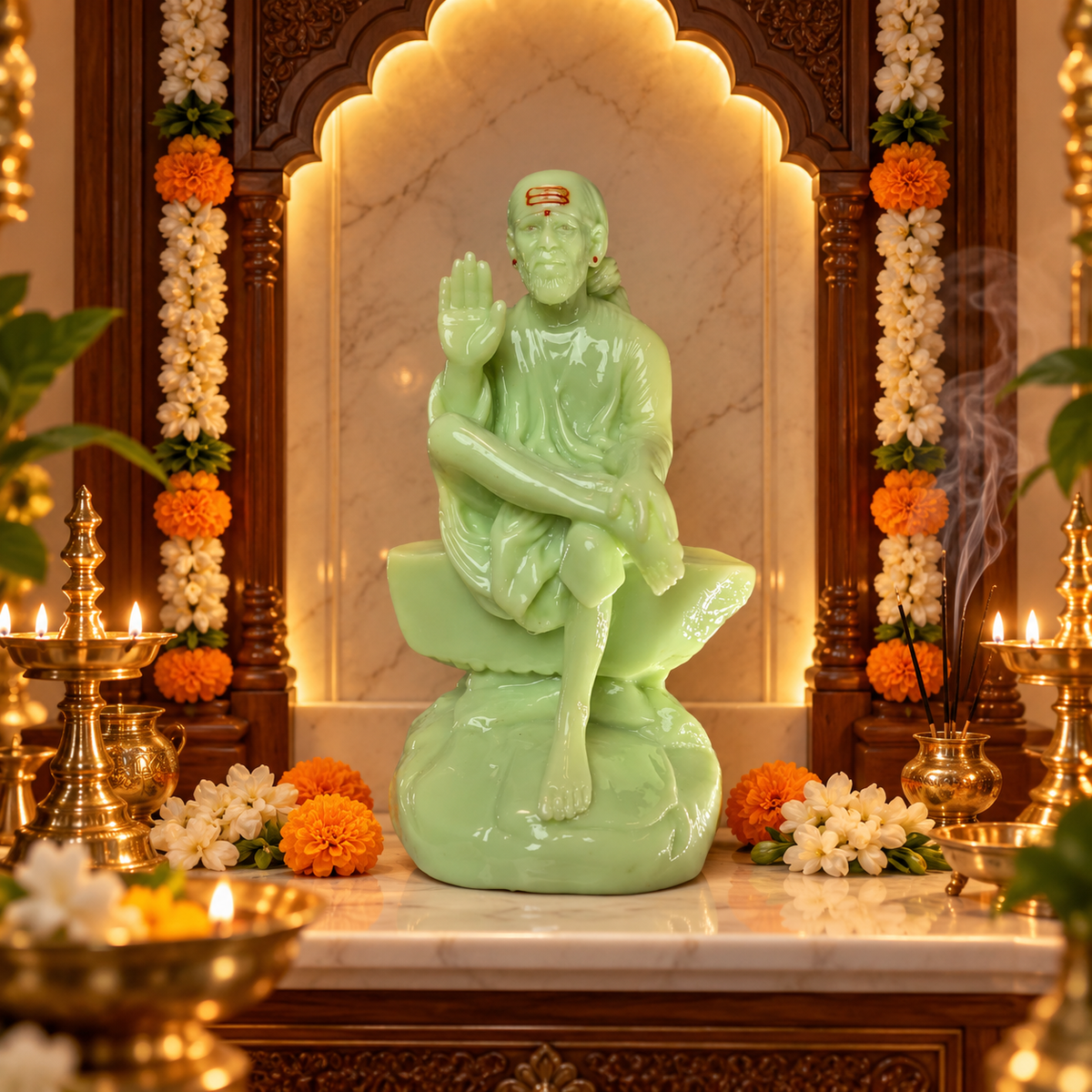 Saibaba Ashirwad On Stone Radium Idol 4no