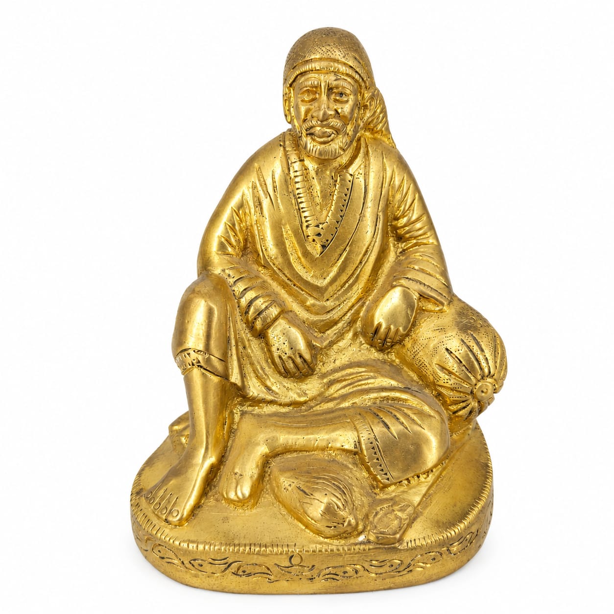 Saibaba Dwarkamai Brass Idol
