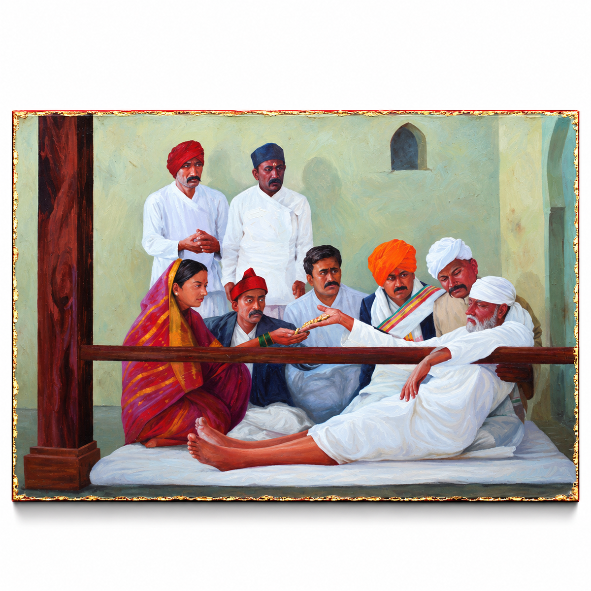 Saibaba Last Prasad Canvas Print