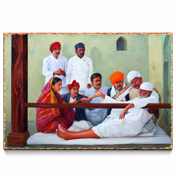 Saibaba Last Prasad Canvas Print