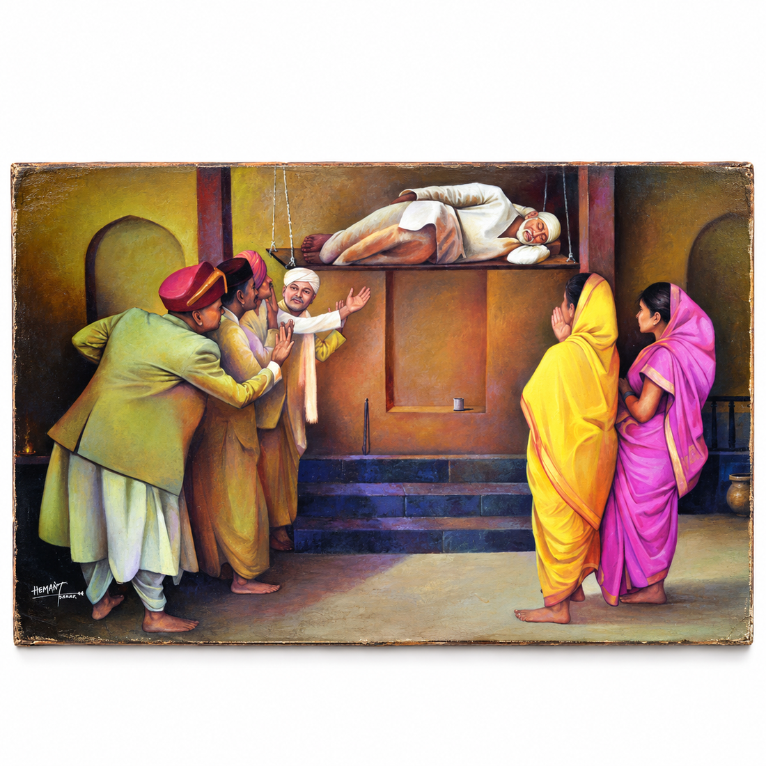 Saibaba Nidra Sthan Canvas Print