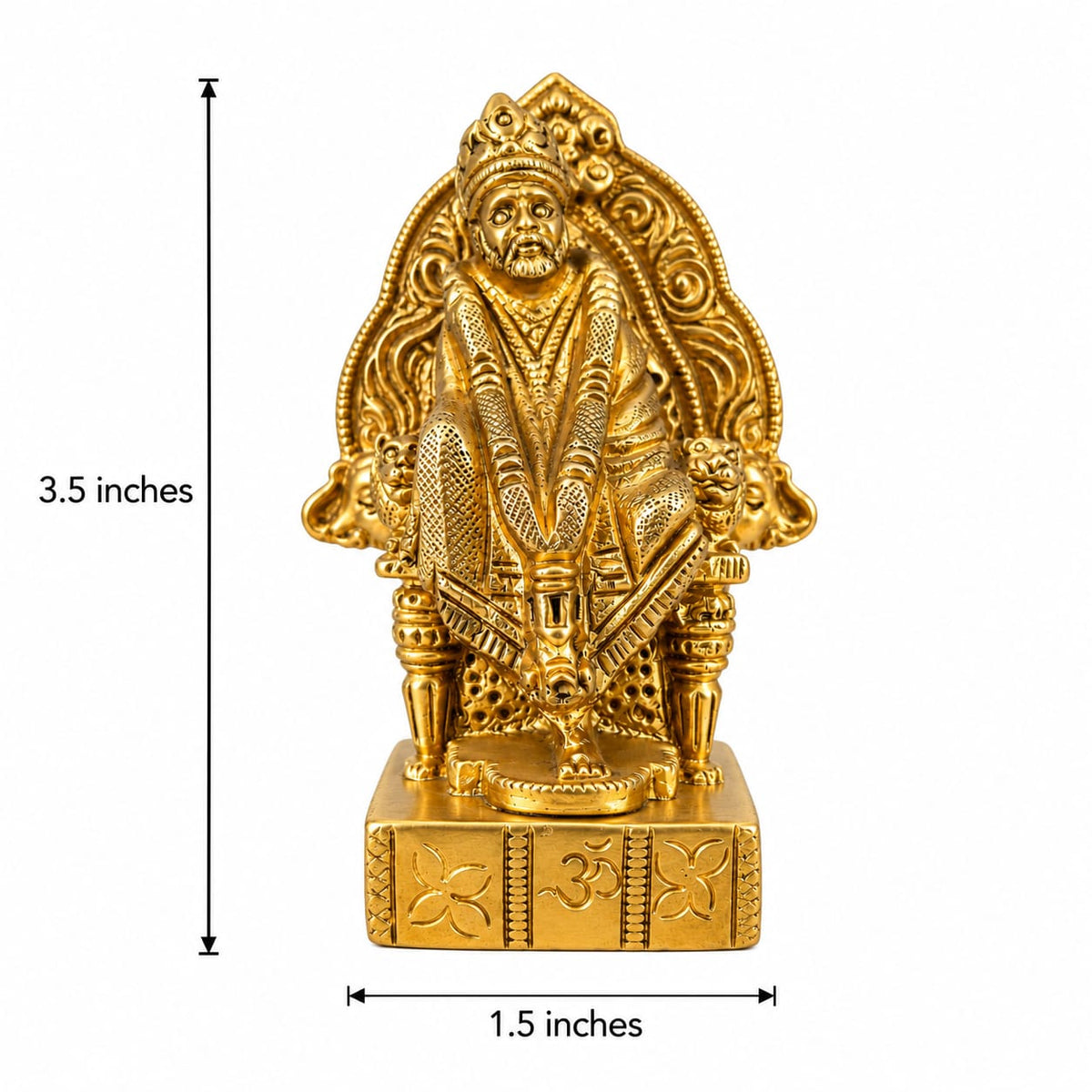 Saibaba Samadhi Idol Brass