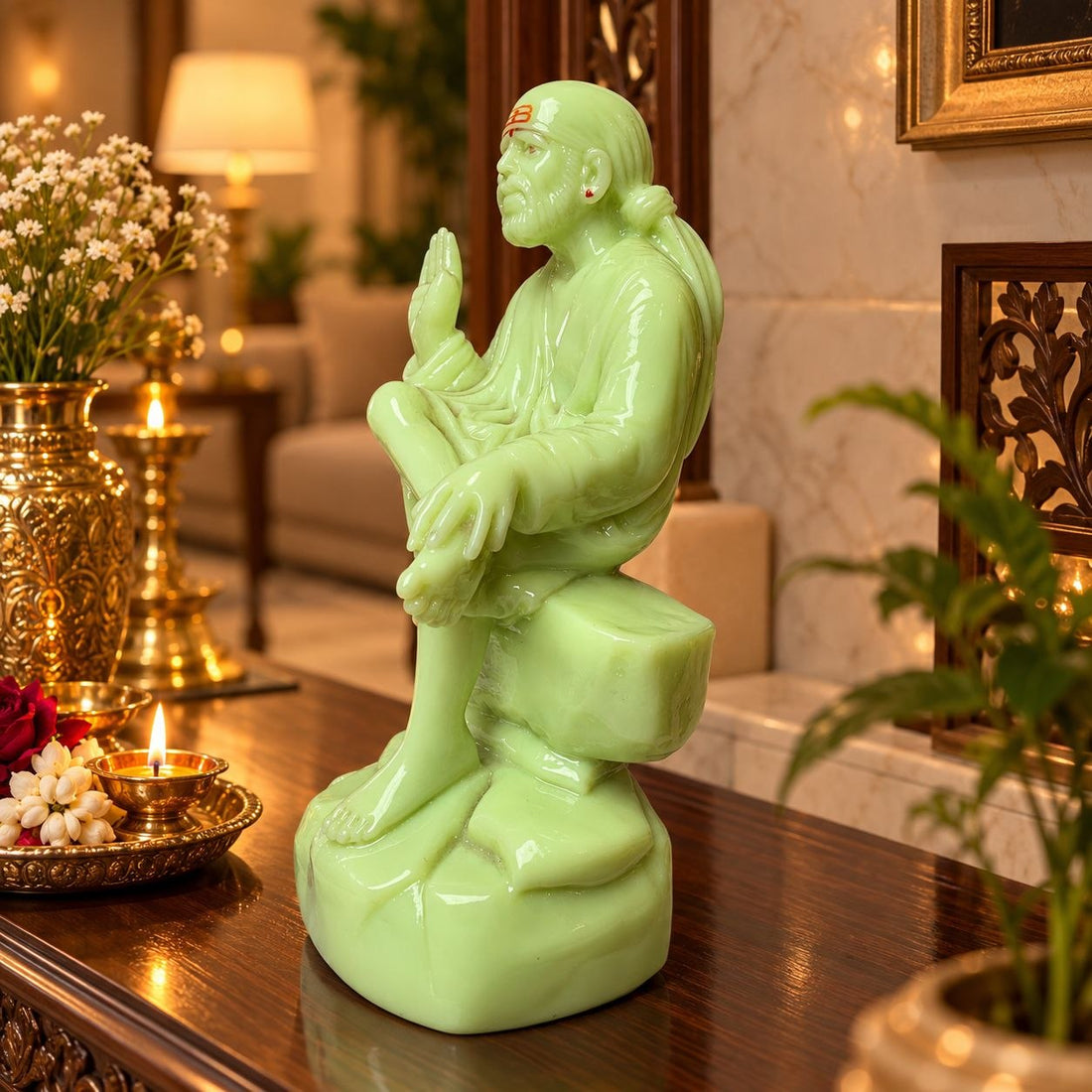Saibaba Ashirwad On Stone Radium Idol 3no