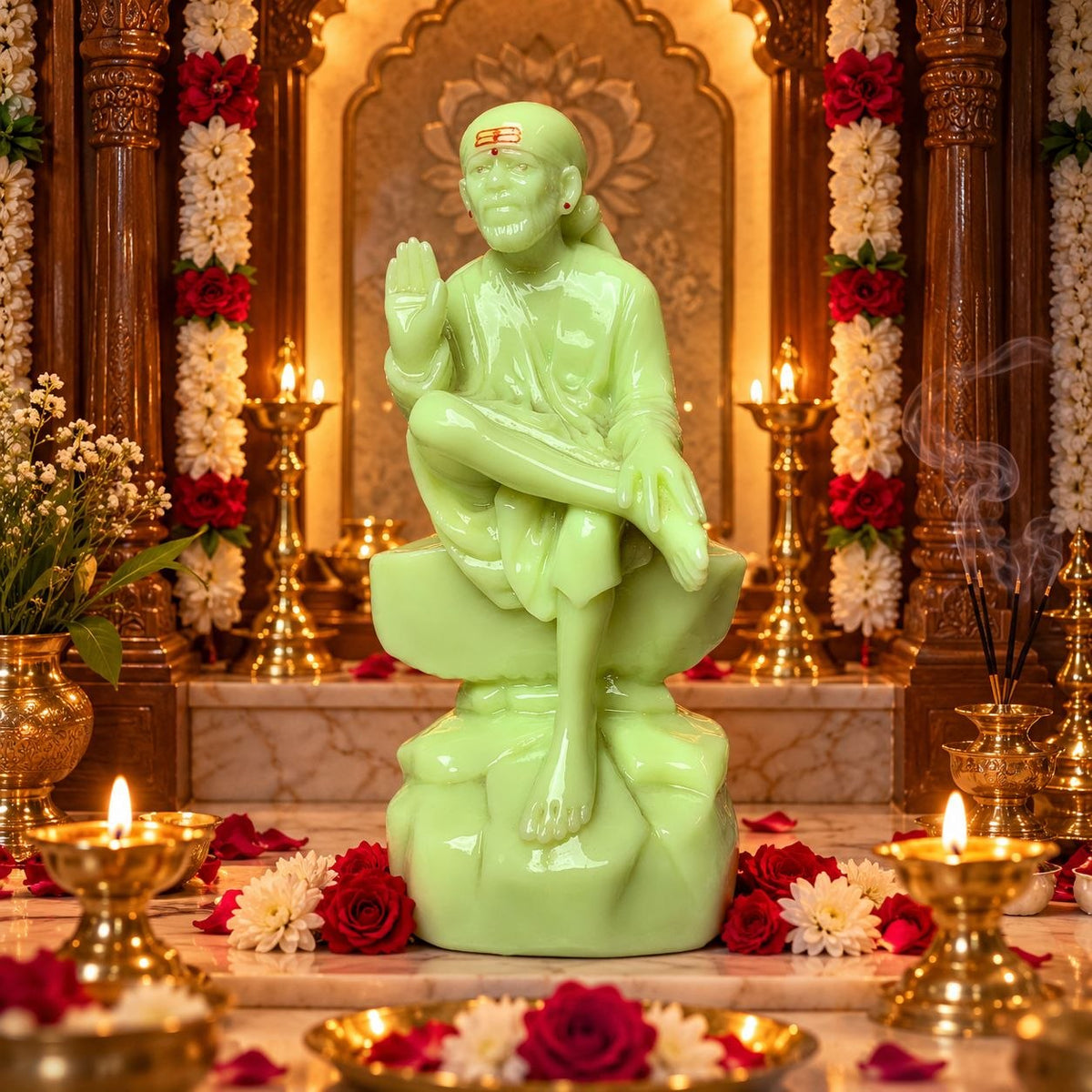 Saibaba Ashirwad On Stone Radium Idol 3no